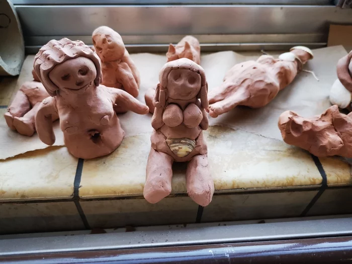 Crafts of 30 year old men - My, Clay, Women, Longpost