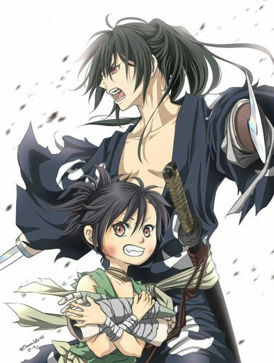 Anime-Dororo - Anime, Anime art, Dororo, Longpost, Art, Pixiv, Drawing