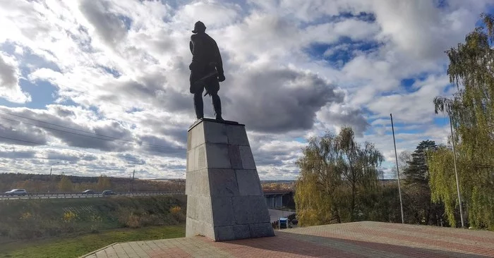 Талалихин - Моё, Виктор Талалихин, Памятник, Подольск, Великая Отечественная война, Летчики, Фотография, Мобильная фотография