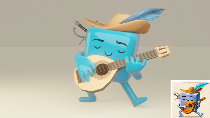 D6 "Менестрель" в трехмерном варианте