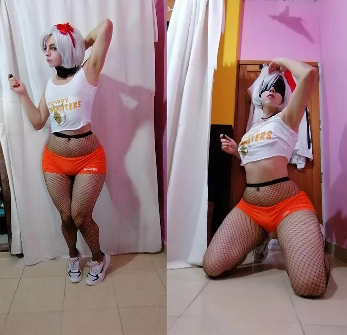 Tranny glamour oiled retro