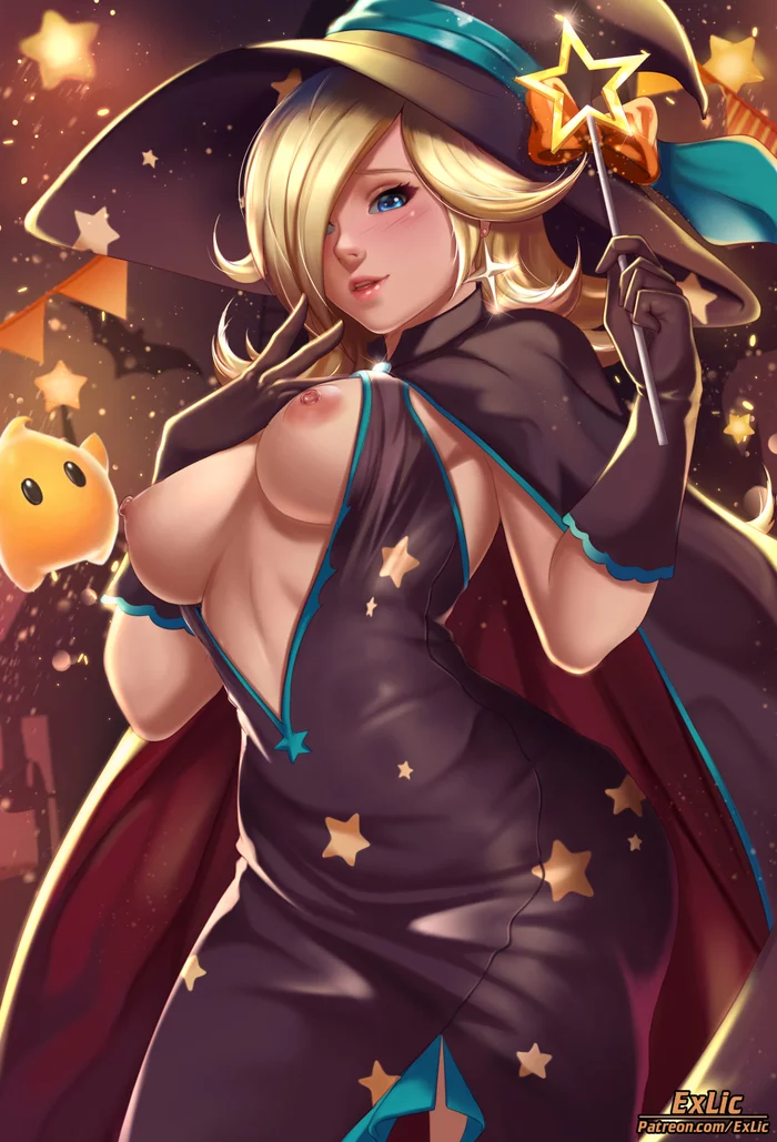 Witch - NSFW, Art, Girls, Erotic, Witches, Boobs, Halloween, Exlic