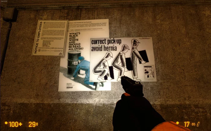 Avoid hernia - Black Mesa, Half-Life