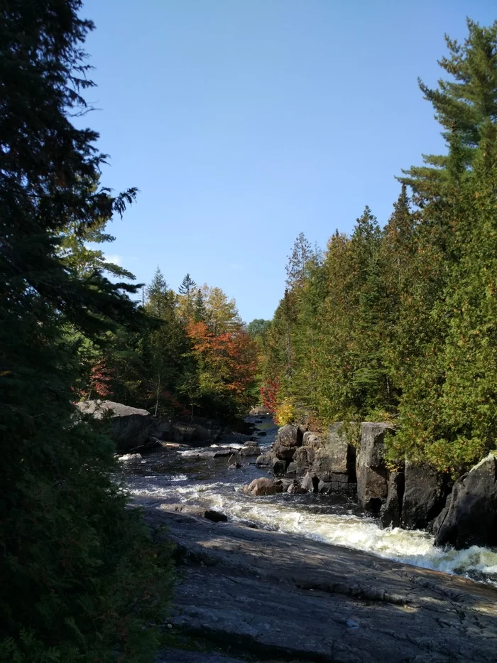 September nature in Quebec - My, Canada, The photo, Nature, Quebec, Longpost, River, beauty of nature