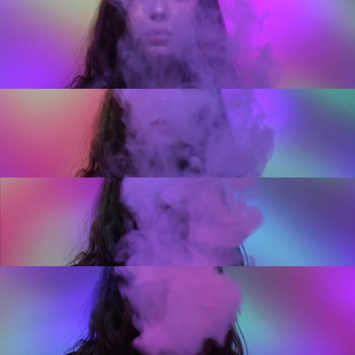 Neon and smoke machine - My, Girls, Neon, The photo, First post, Atmospheric, Longpost