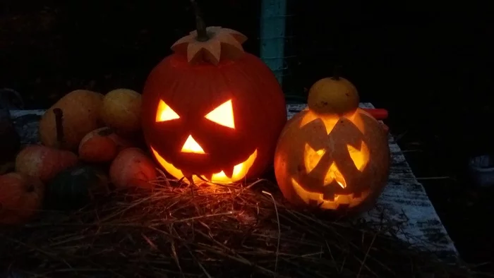 Halloween pumpkin - My, Halloween, Halloween pumpkin