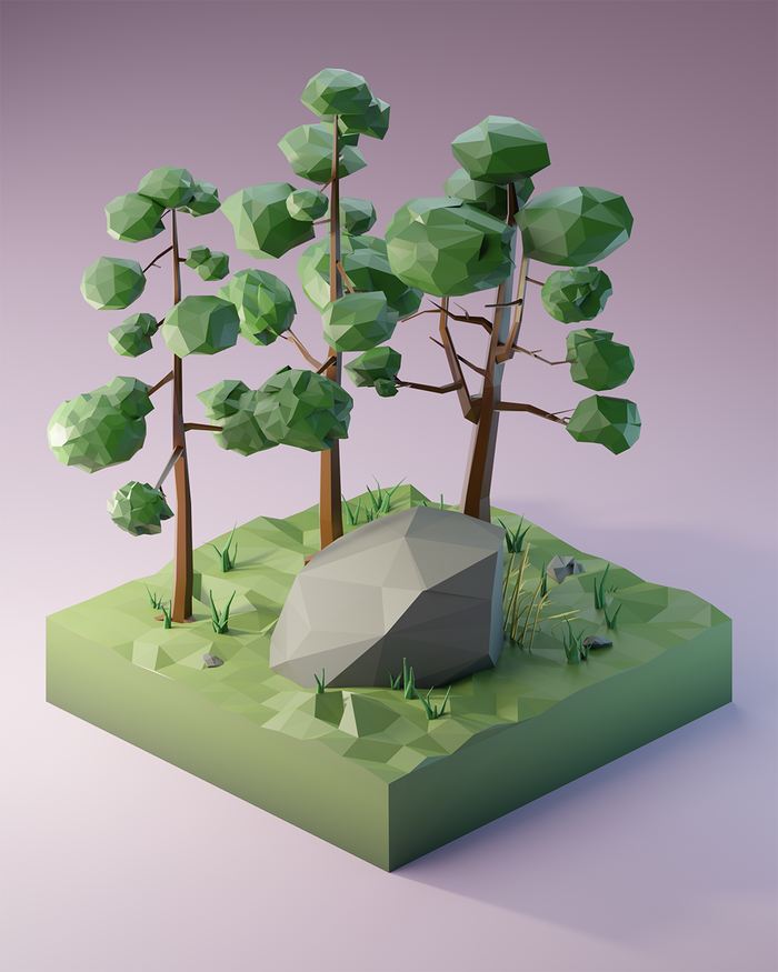   Low Poly        Low poly, 3D, , , ,  , 