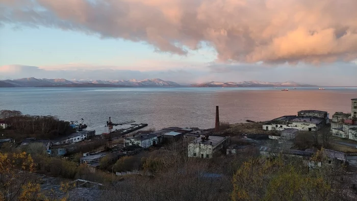 Dawn and sunset - My, Kamchatka, Nature, dawn, Sunset, Petropavlovsk-Kamchatsky