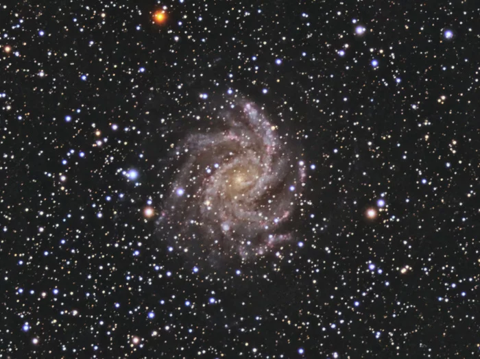 NGC 6946 Fireworks - My, Astrophoto, Astronomy, The photo