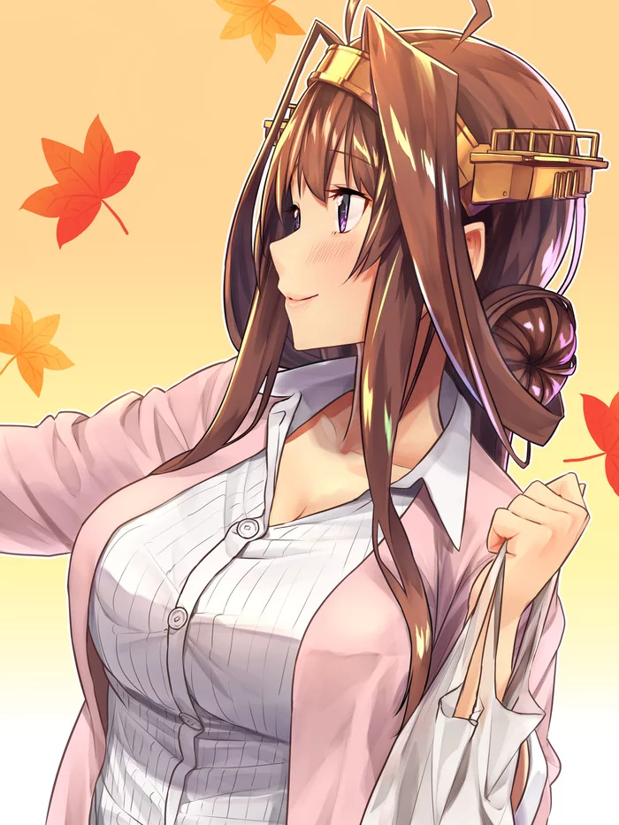 Congo - Anime, Anime art, Kantai collection, Kongou