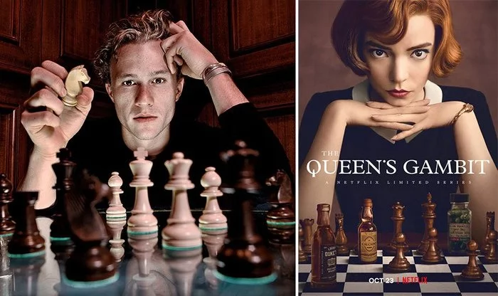 Queen's Move (Queen's Gambit) by Heath Ledger - Heath Ledger, Chess, Anya Taylor-Joy, TV series Queen's Run