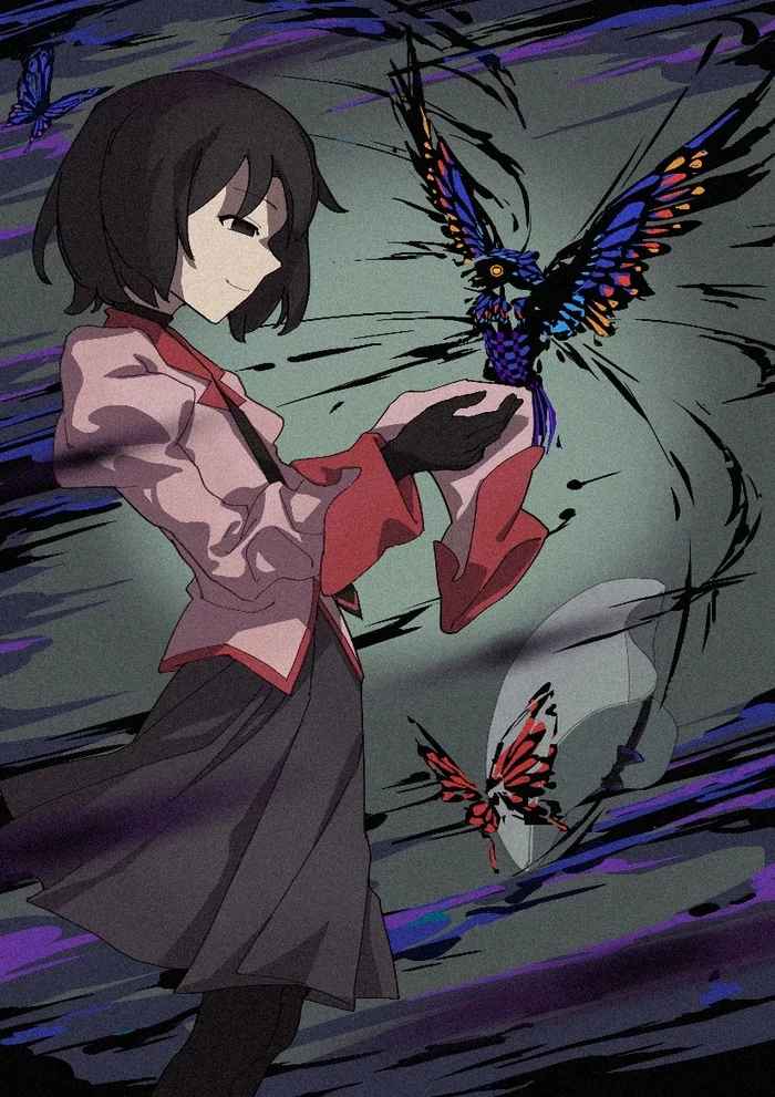 Ougi - Anime, Anime art, Monogatari series, Ougi Oshino