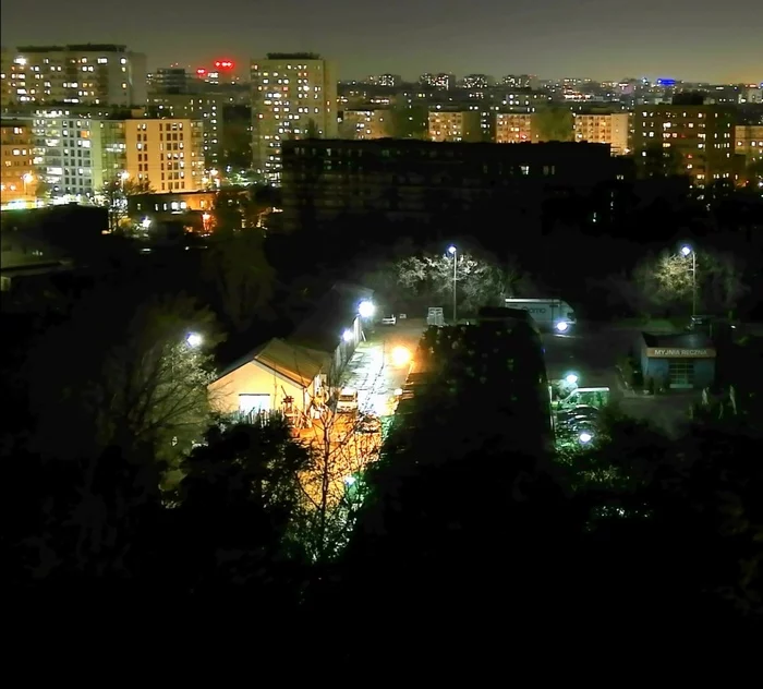 View of the night city. - My, Новичок, Night, Beginning photographer, Night city, November, Height, Beautiful, The photo, , Mobile photography, Photographer, Nikon, Huawei, Canon