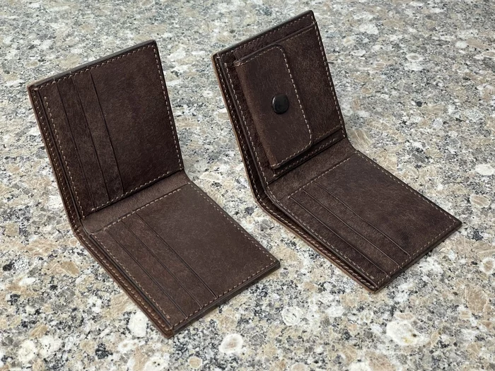 Just a couple of bifolds - My, Handmade, Leather, Wallet, Leather craft, Needlework without process, Leather products, With your own hands, Longpost