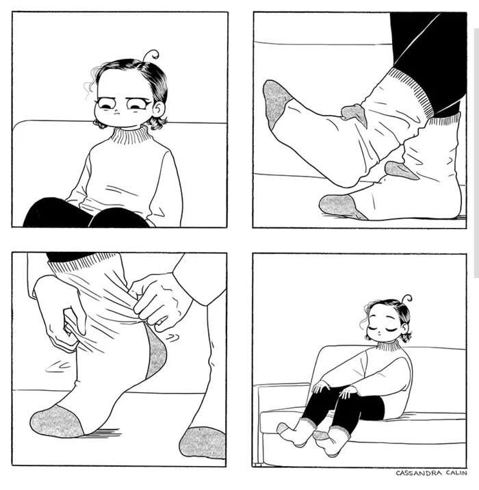 Discomfort - c-Cassandra, The discomfort, Socks, Comics