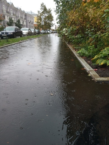 What is autumn - these are puddles - Puddle, Beautification, Petrozavodsk, Longpost