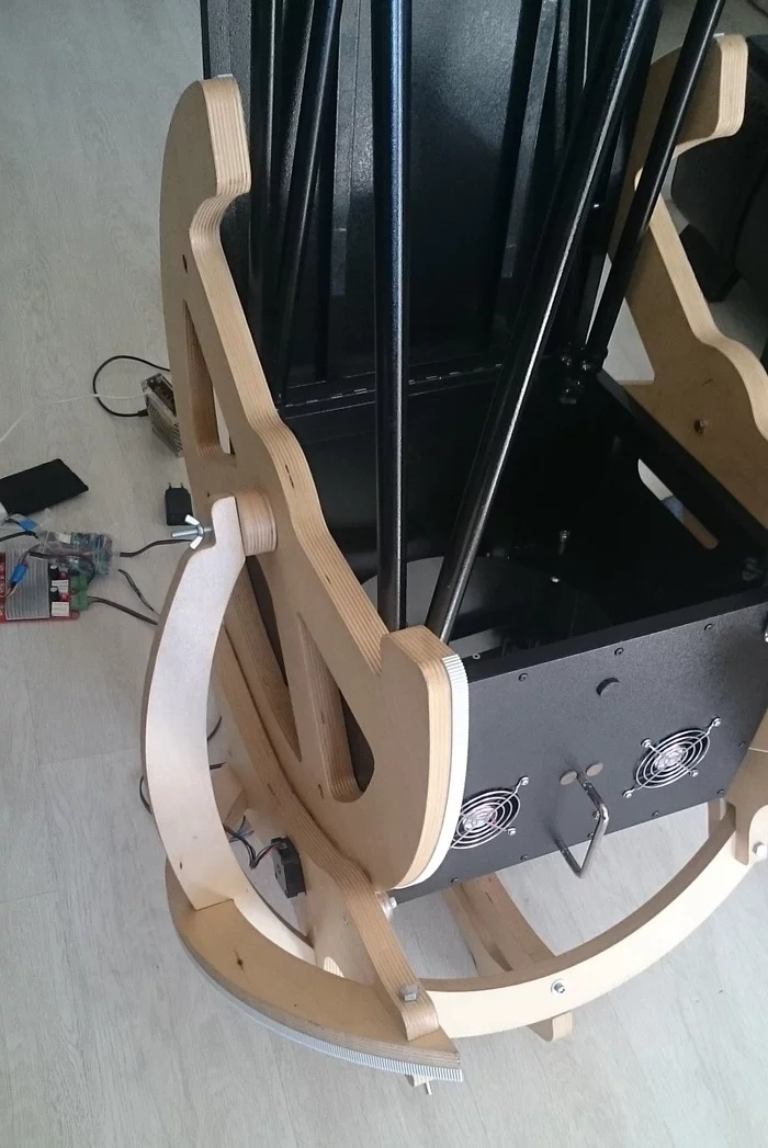 Equatorial mount for a heavy telescope - Longpost, Series Posts that are valuable to me, 3D modeling, Telescope, Crafts, Astronomy, Homemade, My
