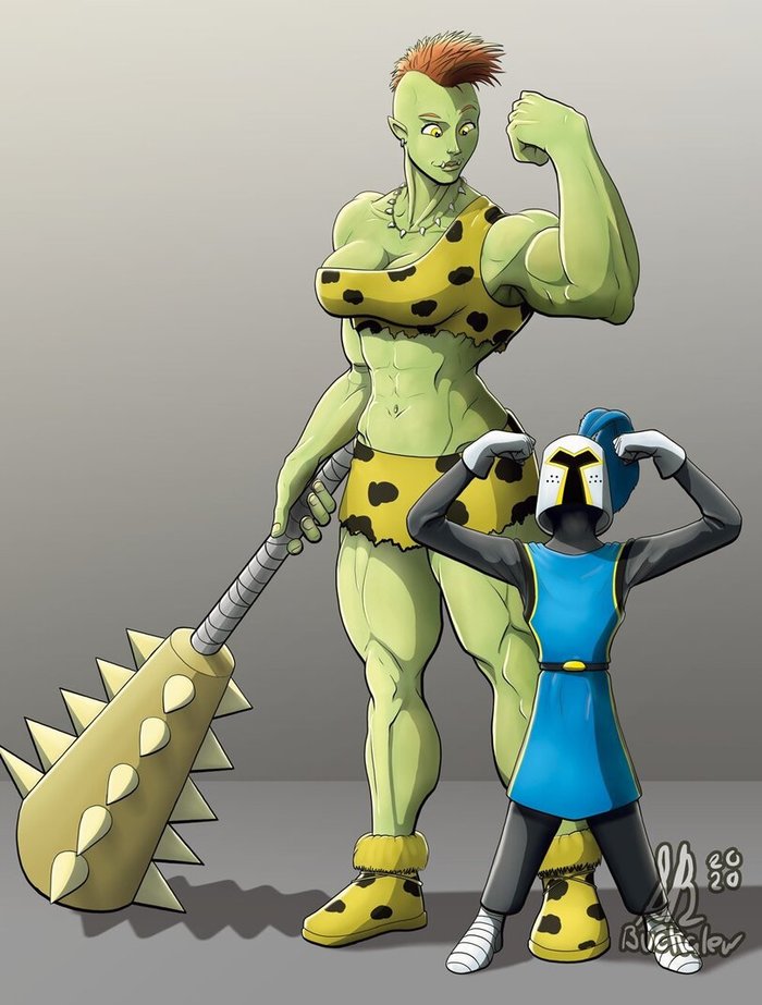 Орчиха и рыцарь