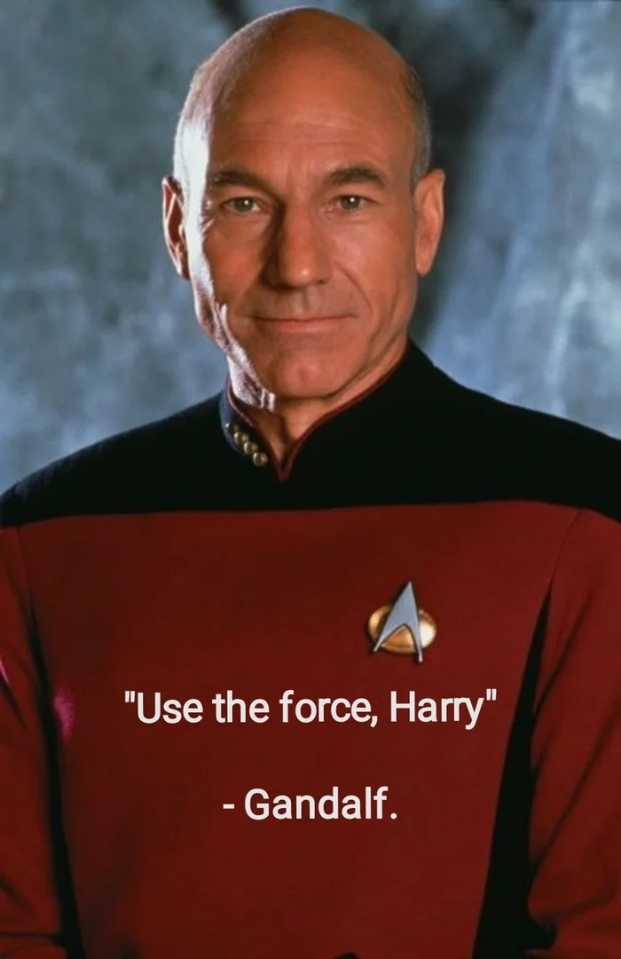 How to offend all geeks at once - Picture with text, Geek, Patrick Stewart, Star Wars, Star trek, Lord of the Rings, Harry Potter, X-Men, , Strange humor