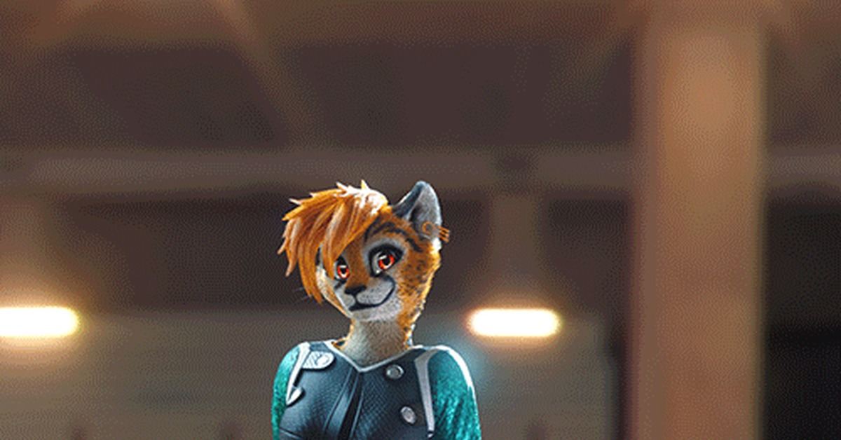 Hoba! - Furry, Anthro, Animation, Furry cheetah, Zorryn, Hoba, GIF