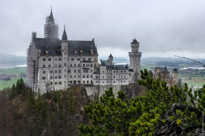 Neuschwanstein Castle in Bavaria - Lock, Neuschwanstein, Germany, Longpost