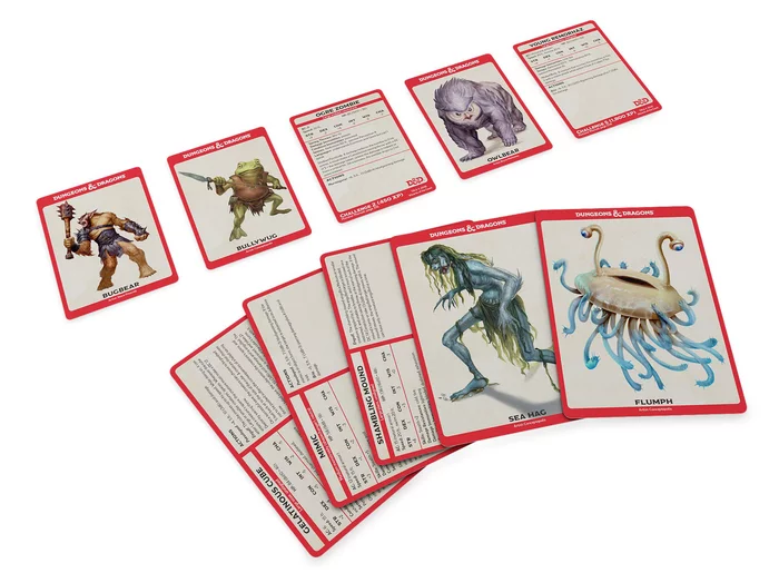 Сравнение карт для Dungeons & Dragons: «Карты существ» vs «Monster Cards» - Моё, Dungeons & Dragons, Бестиарий, Настольные ролевые игры, Ролевые игры, Карты, Длиннопост