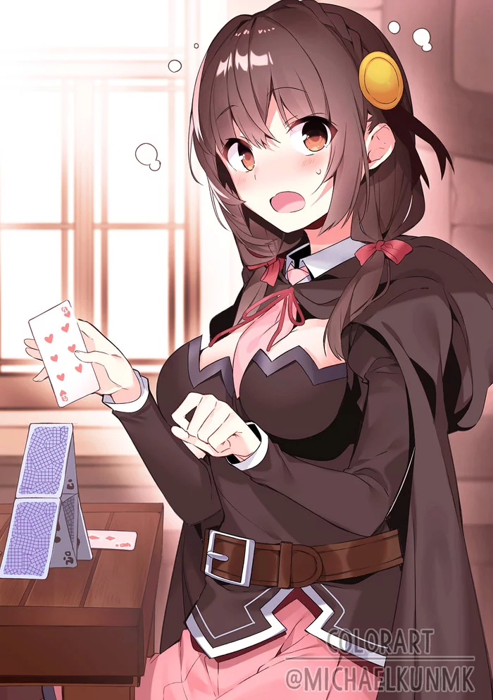 Юн-юн - Konosuba, Yunyun, Anime Art, Аниме