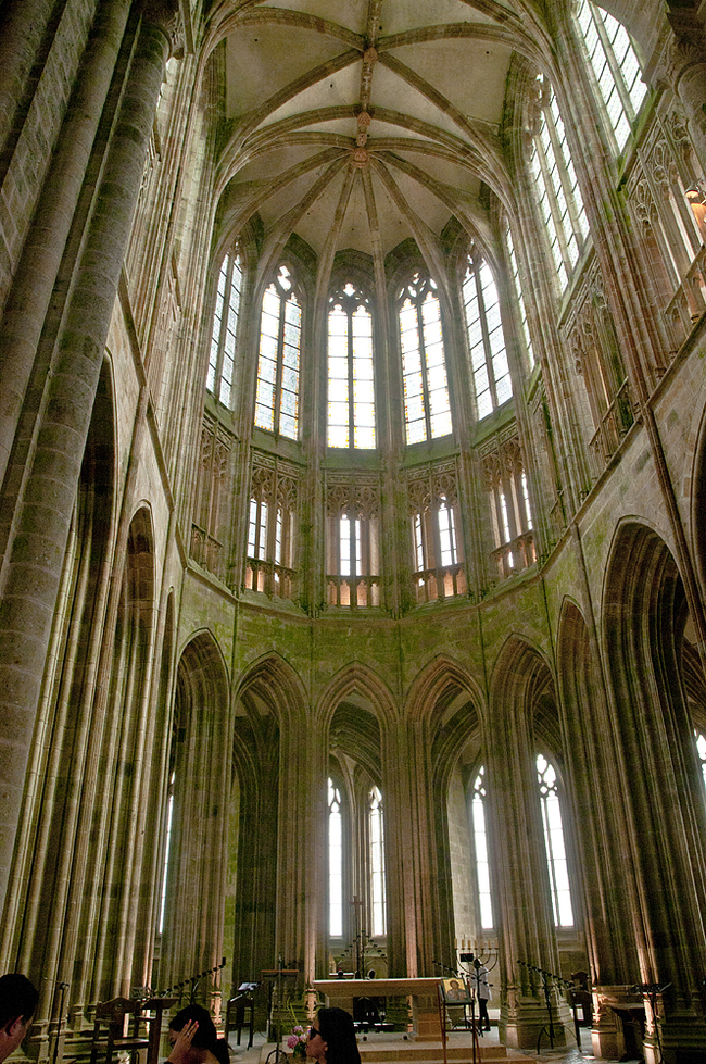 Abbey right on the sea - My, France, Island, Abbey, Longpost, Mont Saint Michel