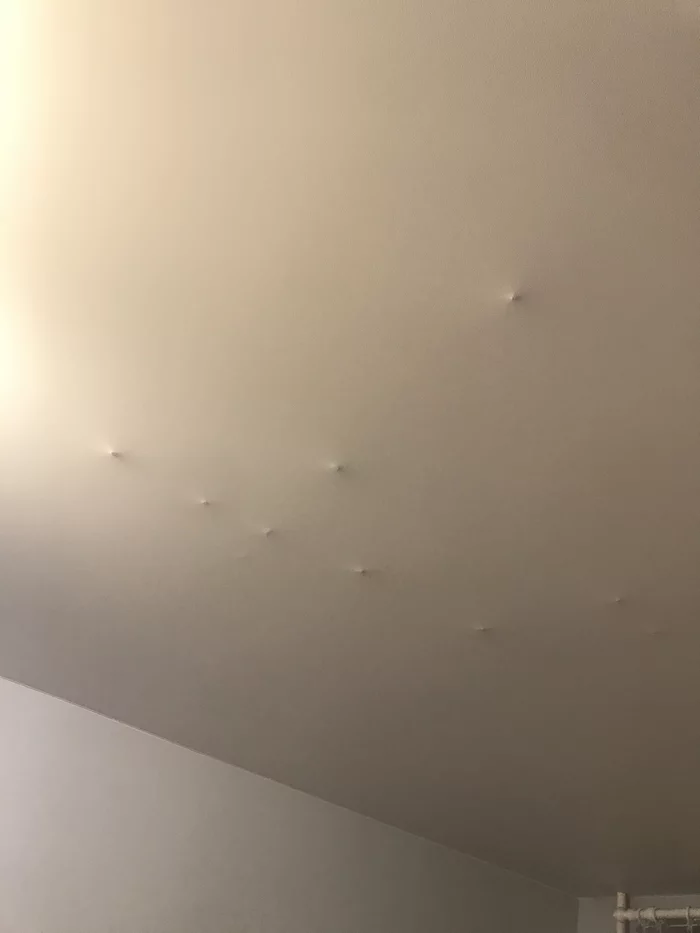 Neighbor granny doing renovations - My, Repair, Ceiling, Grandmother, Grade, Mat