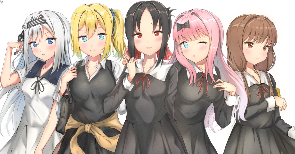 The girls of Kaguya-sama, Kaguya-sama wa Kokurasetai, Shirogane Kei, Hayasa...