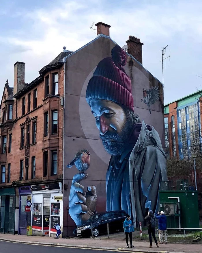 Graffiti - Graffiti, Art, House, Building, The street, Mural, Glasgow