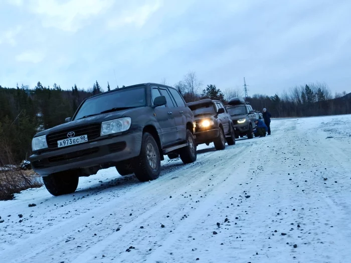 Пробиваемся через льды и глубокие лужи! Патриот на АКПП, Land Cruiser, L200, Нивы. ПерекатиКольский - Моё, УАЗ, Toyota Land Cruiser, Mitsubishi, Нива, Лед, Рубилово, Зима, Мурманск, Замес, Лебедка, Доминирование, Снег, Кольский полуостров, Заполярье, Mitsubishi L200, Chevrolet Niva, Маршрут, Джип, Внедорожник, Авто, Видео, Длиннопост