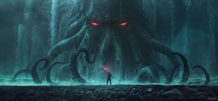 At the bottom of madness: who rules the oceans in Lovecraft's universe. Part 1 - Howard Phillips Lovecraft, Horror, Cthulhu, Books, Longpost