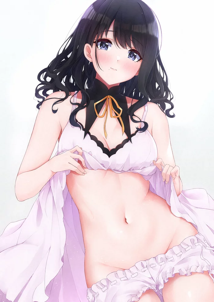 Hiori - NSFW, Anime, Anime art, Girls, Art, Erotic, Hand-drawn erotica, Underwear, Idolmaster shiny colors, Hiori Kazano