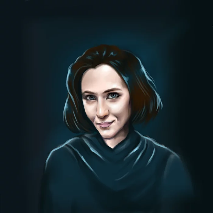 Which portrait is better? - My, Illustrations, Portrait, 2D drawing, Painting, Gamedev, Computer games