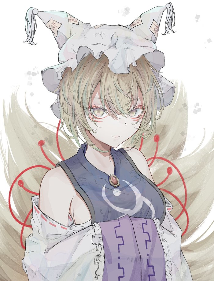 Ran , Anime Art, Touhou, Yakumo Ran