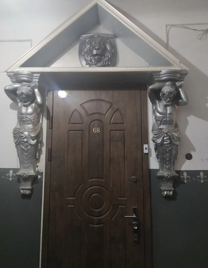 Post #7849851 - Door, Entrance, Atlantes, Architecture