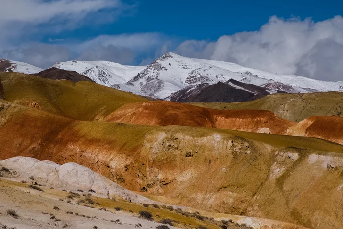 Colored mountains of Kyzyl-Chin - My, Altai Republic, The mountains, Siberia, Nature, The nature of Russia, The photo, Landscape