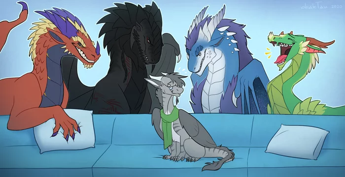 In the spotlight - Furry, The Dragon, Draktau