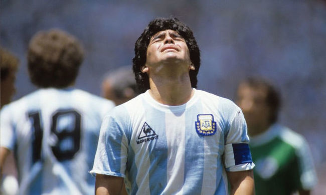 The Golden Boy passed away - My, Football, Diego Maradona, Death, God's hand