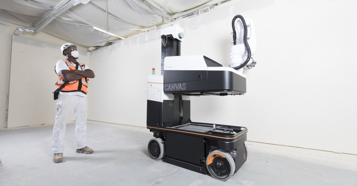 The startup announced a drywall robot that works faster than humans - Robot, Robotics, Robotization, Automation, Drywall, Plaster, Building, Technologies