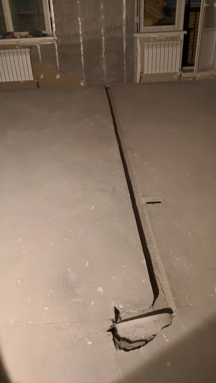 How to fix a screed? - My, Screed, Repair