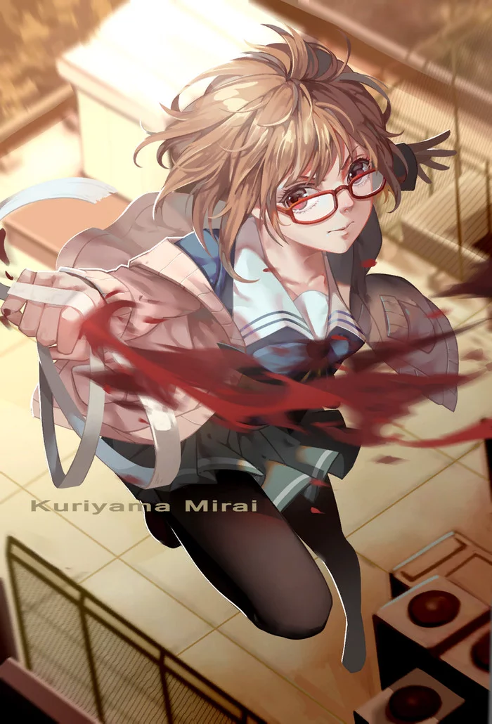 Mirai - Kyoukai no kanata, Mirai Kuriyama, Anime Art, Аниме