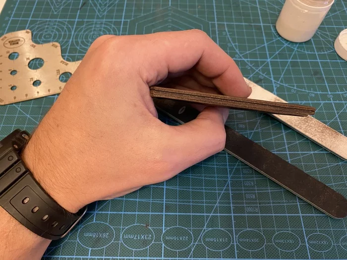 Shielded leather case for pass (experiment) - My, Leather products, Folk art, Longpost