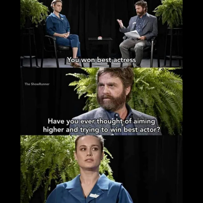 Ты выиграла титул лучшей актрисы...