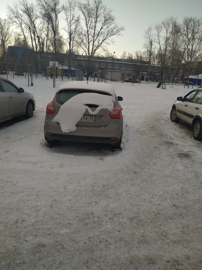 Your snow has come off - My, Car, Snow, Winter