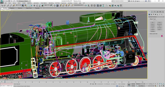 Steam locomotive L (process) - My, Locomotive, Models, Stand modeling, Creation, Longpost