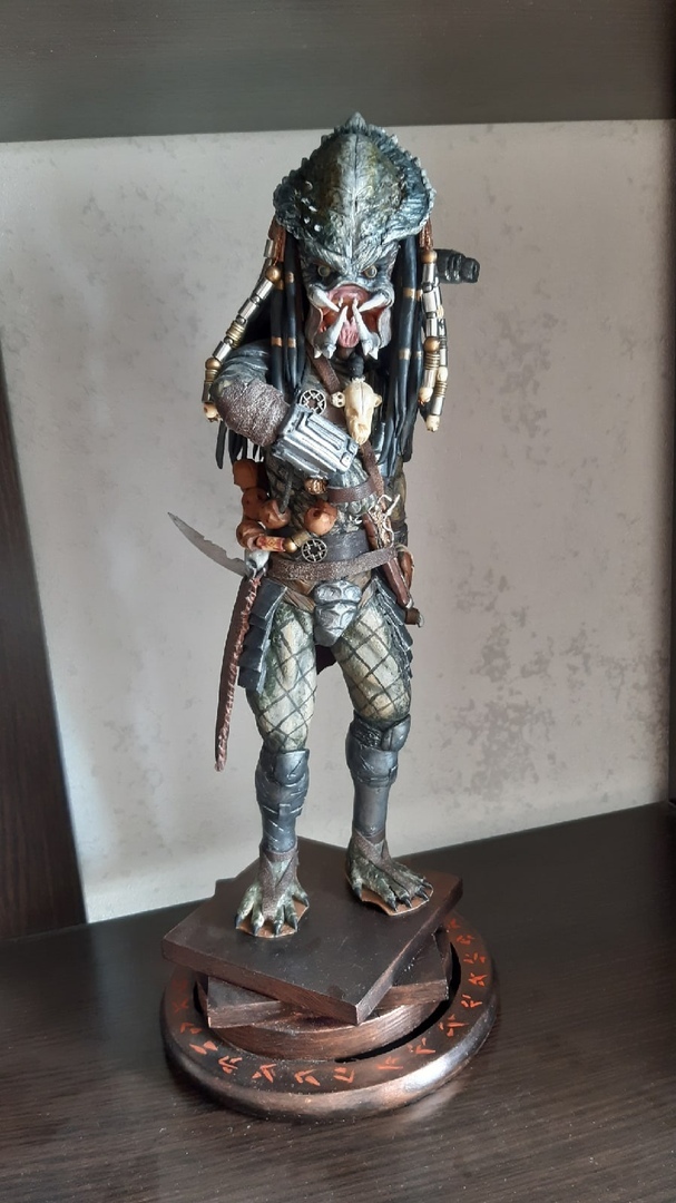 Figurines made of polymer clay - My, Mortal kombat, Warcraft, Doom, Sub Zero, Kitana, The Elder Scrolls V: Skyrim, Polymer clay, Statuette, Figurines, Games, Movies, Comics, Handmade, Crafts, With your own hands, Longpost, Predator (film)