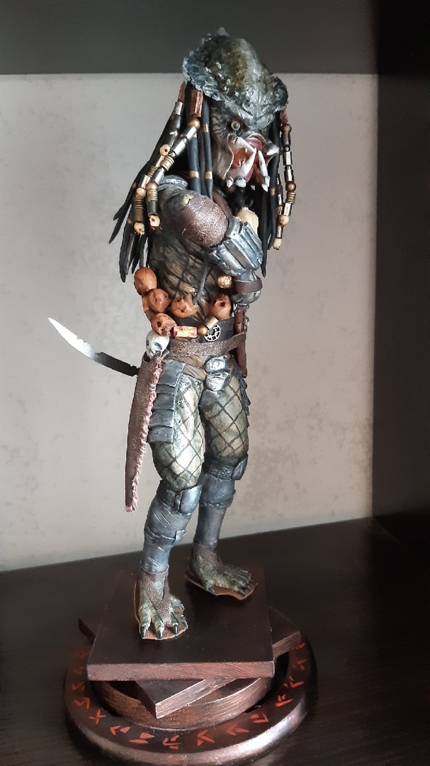 Figurines made of polymer clay - My, Mortal kombat, Warcraft, Doom, Sub Zero, Kitana, The Elder Scrolls V: Skyrim, Polymer clay, Statuette, Figurines, Games, Movies, Comics, Handmade, Crafts, With your own hands, Longpost, Predator (film)