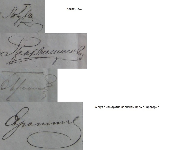 Pre-revolutionary signatures. transcript - My, Handwriting, Handwriting Studies